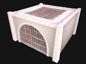 Medieval Dungeon Prison Set 3D Model