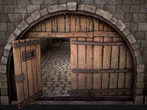 Konstruktor średniowiecznego więzienia Model 3D