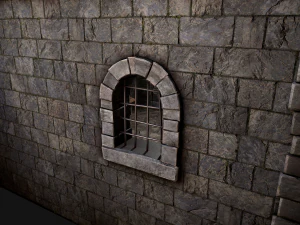 Konstruktor średniowiecznego więzienia Model 3D