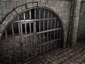 Konstruktor średniowiecznego więzienia Model 3D