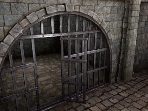 Konstruktor średniowiecznego więzienia Model 3D