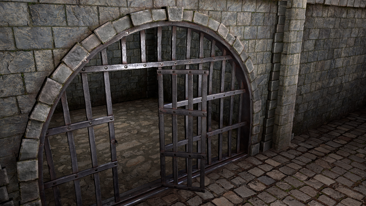 Idle medieval prison