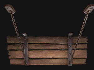 Medieval Prison Bed Model 3D