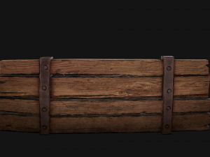 Medieval Prison Bed Model 3D