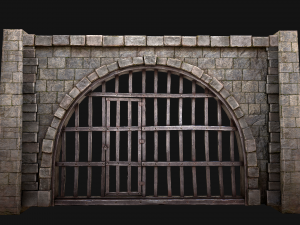 Prison Doors Gate 3D 모델