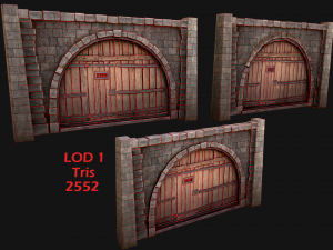 Prison Doors Gate 3D 모델
