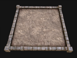 Medieval Prison Roof - Castle Floor 3Dモデル
