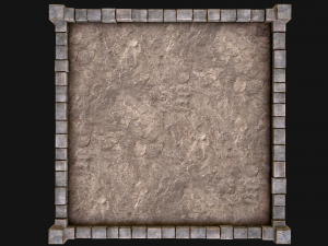 Medieval Prison Roof - Castle Floor 3D Model