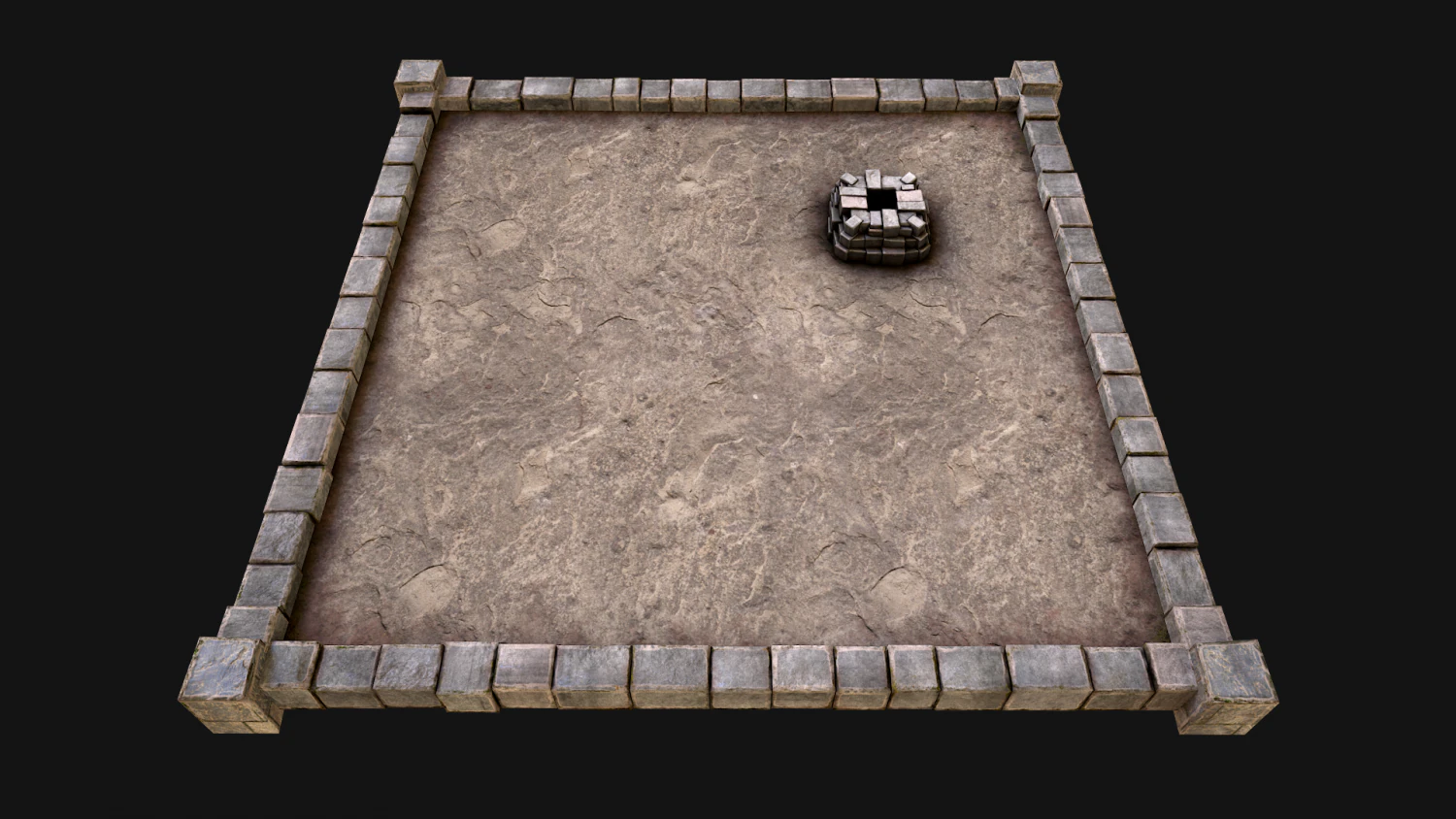 Medieval Chimney Prison Roof Castle Floor 3D Model .c4d .max .obj .3ds .fbx .stl .blend 