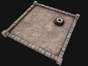 Medieval Chimney Prison Roof Castle Floor 3D Model