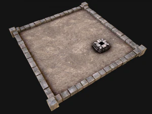 Medieval Chimney Prison Roof Castle Floor 3D Model