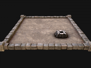 Medieval Chimney Prison Roof Castle Floor 3D 模型