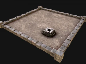 Medieval Chimney Prison Roof Castle Floor 3D Model