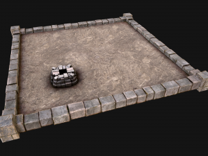 Medieval Chimney Prison Roof Castle Floor 3D 模型