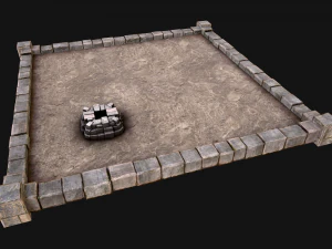 Medieval Chimney Prison Roof Castle Floor 3D Model