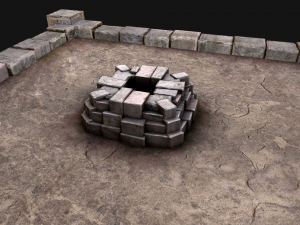 Castle Medieval Prison Roof Set 3Dモデル