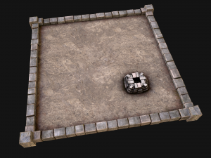 Castle Medieval Prison Roof Set 3Dモデル