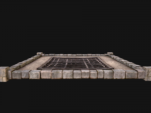 Castle Medieval Prison Roof Set 3Dモデル