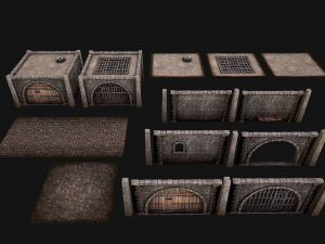 Medieval Prison Constructor Torture Room 3D Модель