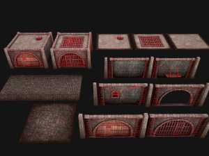 Medieval Prison Constructor Torture Room 3D Model