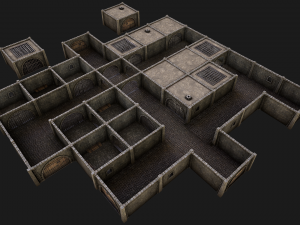 Medieval Prison Constructor Torture Room 3D Модель
