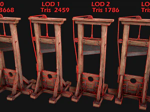 Medieval Prison Constructor Torture Room 3D Model