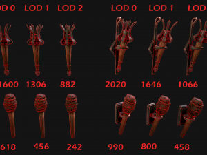 Medieval Prison Lighting Set Model 3D