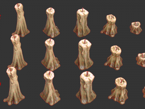 Medieval Prison Lighting Set Model 3D