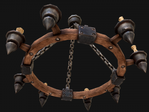 Medieval Prison Lighting Set Model 3D