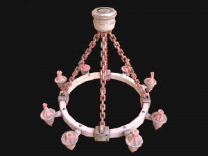Medieval Prison Lighting Set Model 3D