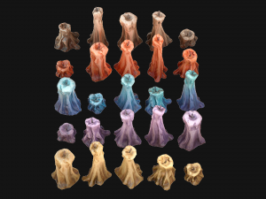 Medieval Prison Lighting Set Model 3D