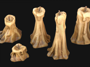 Medieval Prison Lighting Set Model 3D