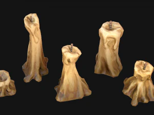 Conjunto de ilumina&ccedil;&atilde;o de pris&atilde;o medieval Modelo 3D