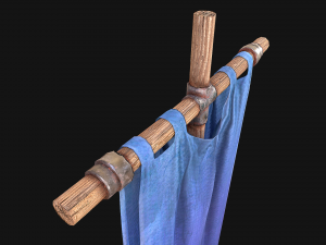 Medieval Flag Model 3D