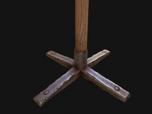 Medieval Flag Model 3D