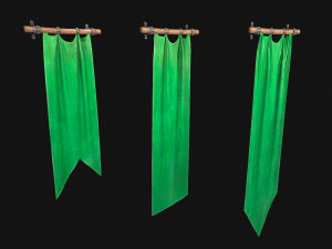 Medieval Flag Model 3D