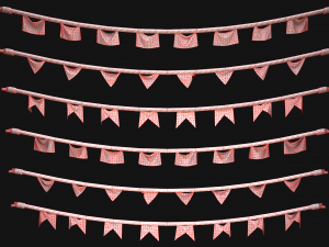 Medieval Flag for the Fair Model 3D