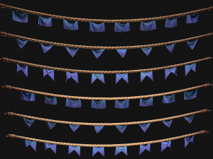 Medieval Flag for the Fair Model 3D
