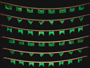 Medieval Flag for the Fair Model 3D