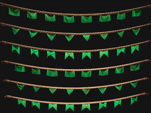 Bandeira Medieval para a Feira Modelo 3D