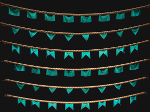 Medieval Flag for the Fair Model 3D