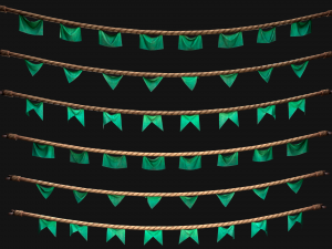 Medieval Flag for the Fair Model 3D