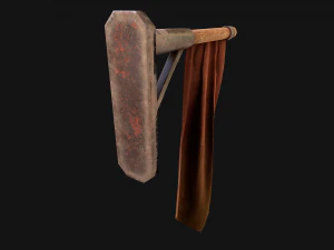 Medieval Flags Pack 3D Model