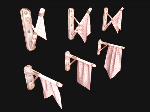 Medieval Flags Pack 3D Model