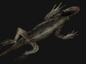 Iguana Reptile 3D Model