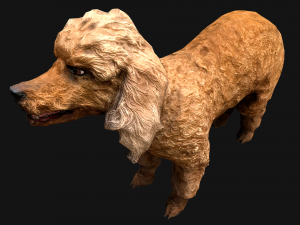Dog Cockapoo Cocker Spaniel Mix Poodle Modelo 3D