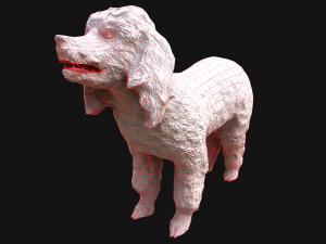 Dog Cockapoo Cocker Spaniel Mix Poodle Modelo 3D