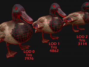 Bird Set Swan Heron Ducks Pheasant Modelo 3D