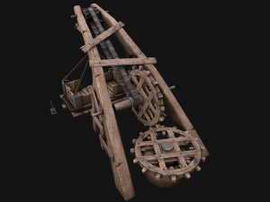 Medieval Lift Elevator 3D Model