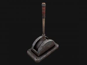 Medieval Lift Elevator 3D Model